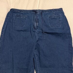 Vintage D&Co Denim Drawstring Pants